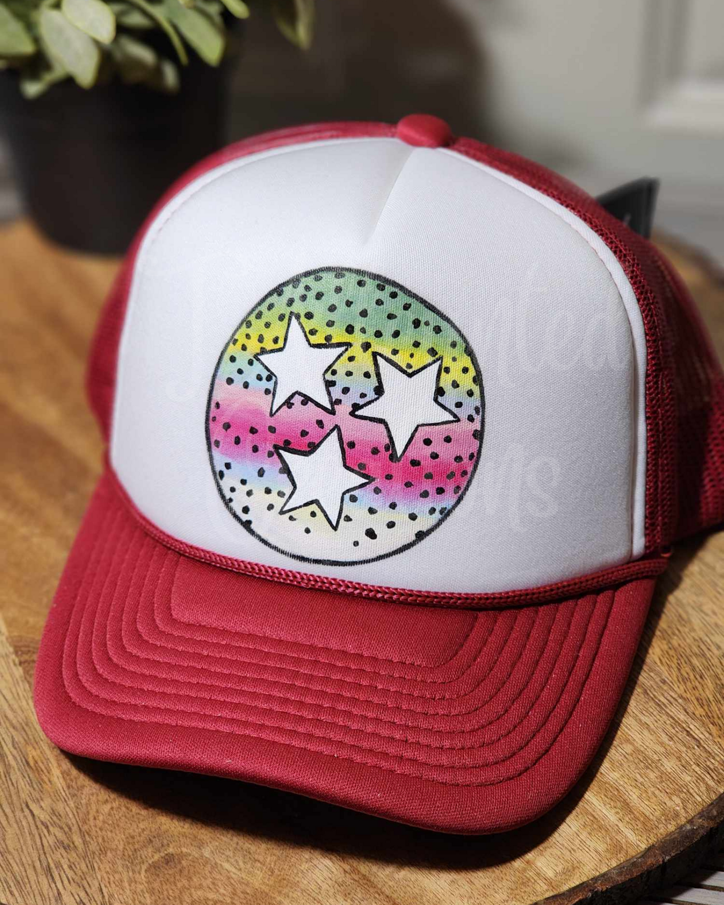 Rainbow Trout Tri-Star Hat