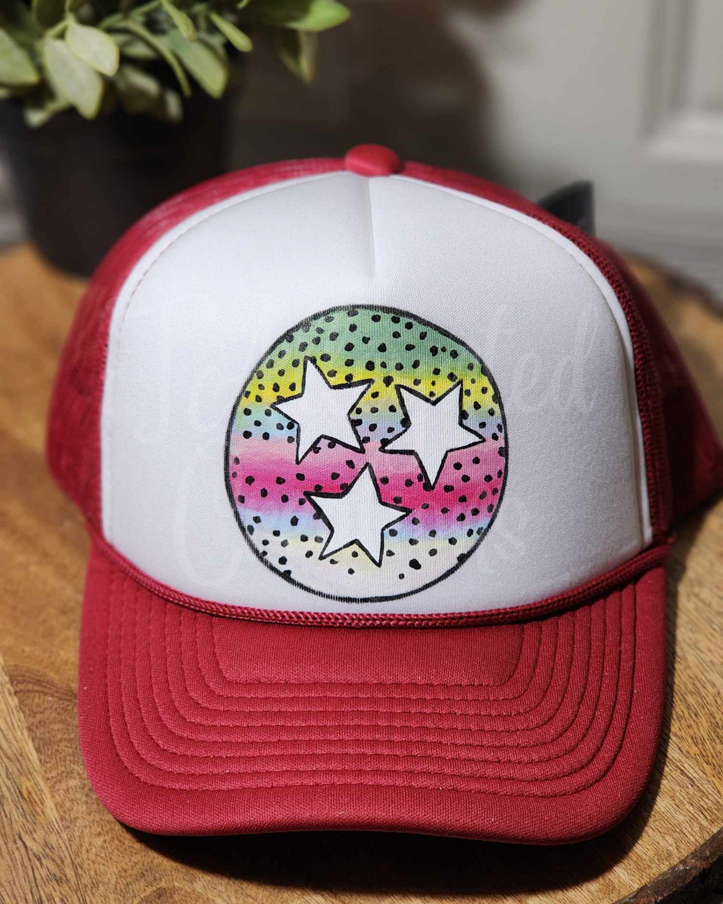 Rainbow Trout Tri-Star Hat