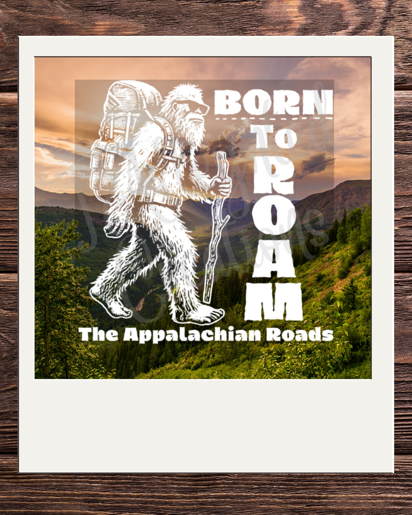 Born To Roam (Big Foot Tee)