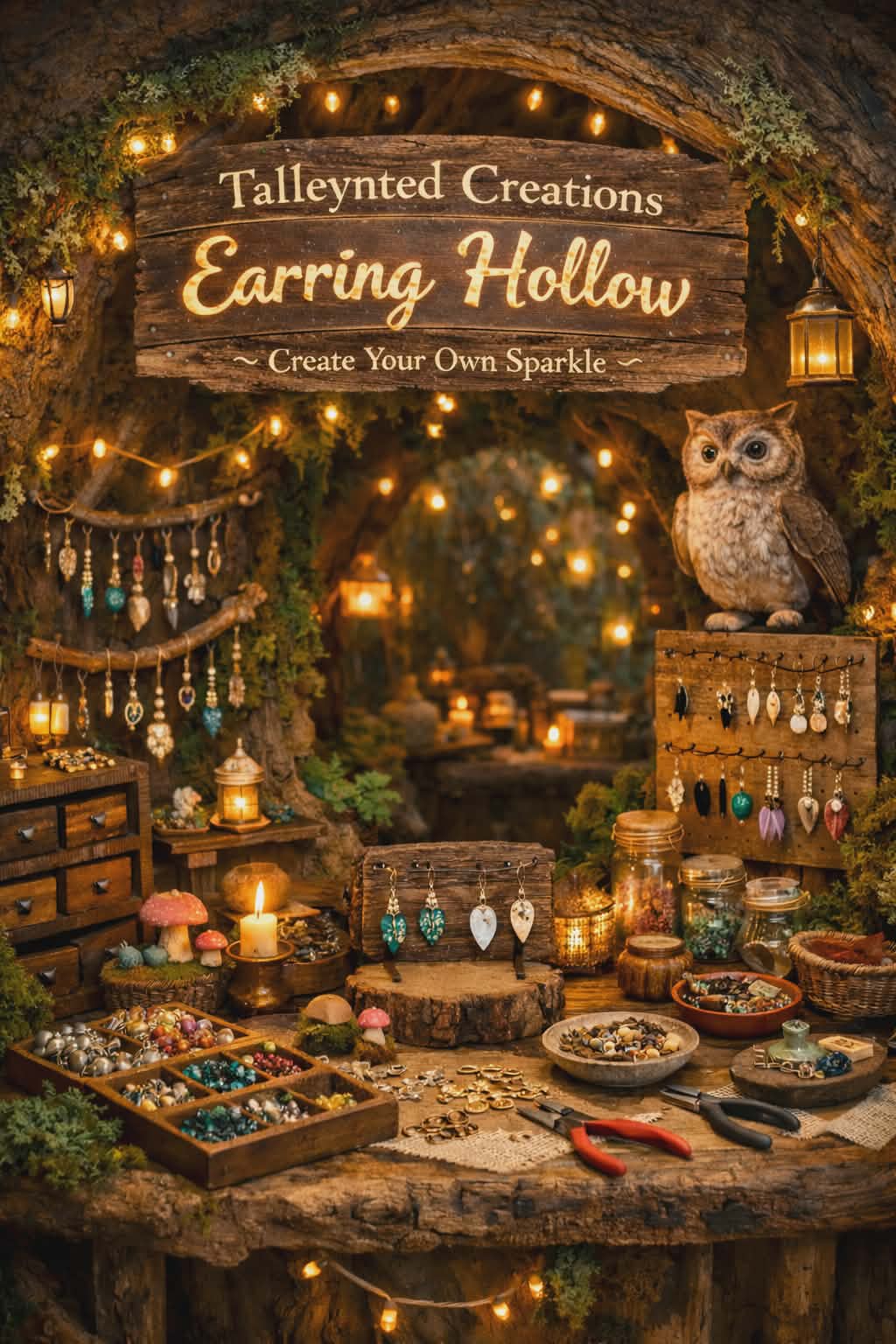 Create your own pair of Earrings (Earring Hollow)