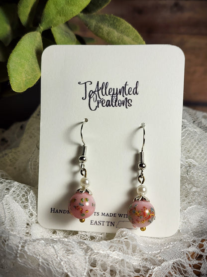 Happy Little Bead Dangle Earrings