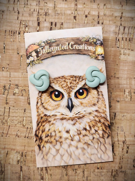 Holler Knot Stud Earrings