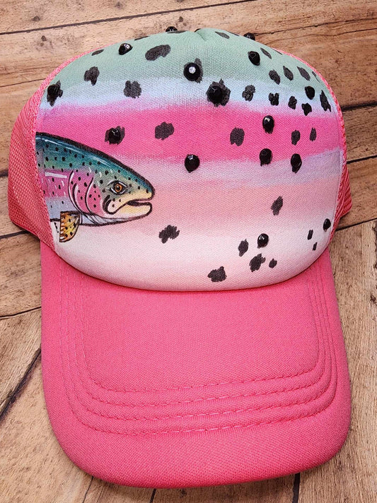 Pink Rainbow Trout Hat