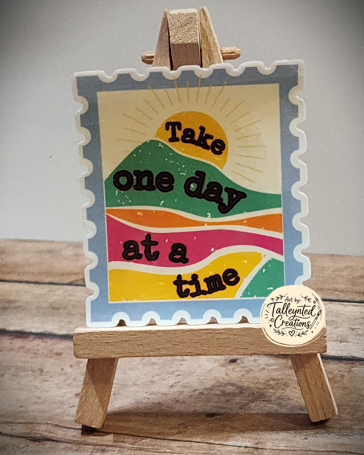 Take One Day at a Time Sticker