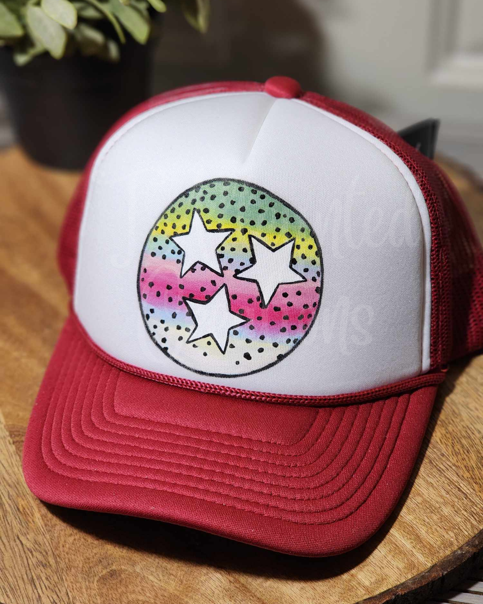 Rainbow Trout Tri-Star Hat