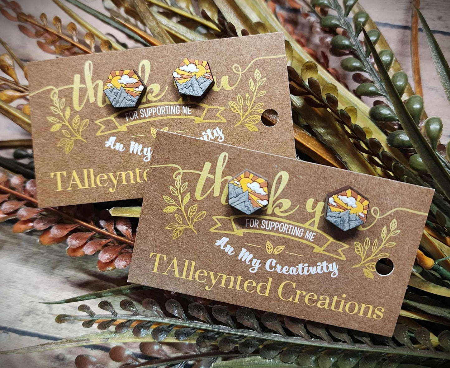 Appalachian Sunrise Stud Earrings