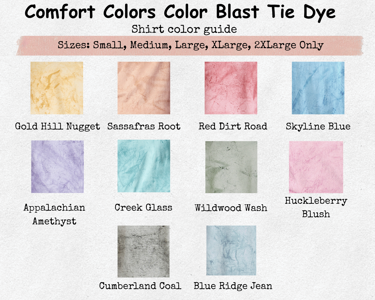 Color Blast Tie Dye (Front Tee Design)