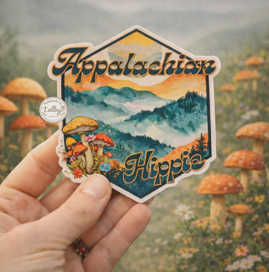Appalachian Hippie Sticker
