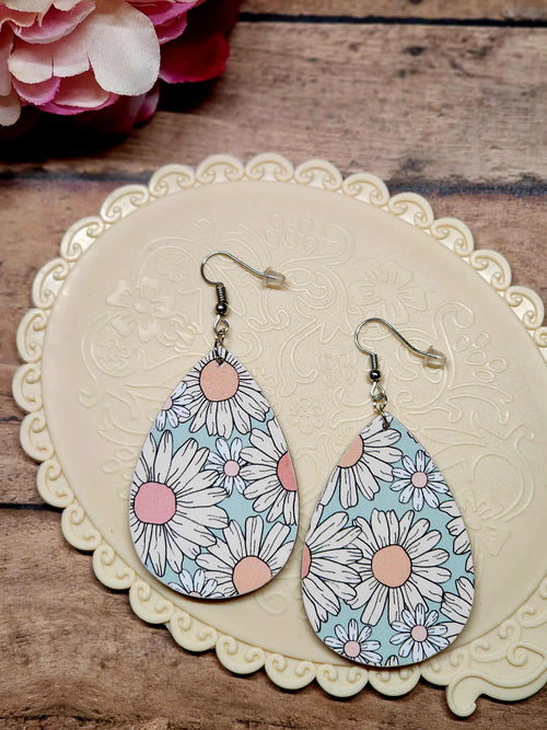 Blue Ridge Daisy Drop Earrings