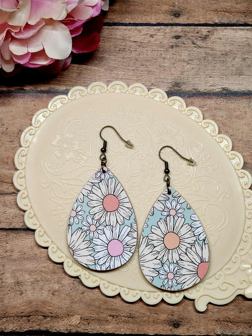 Blue Ridge Daisy Drop Earrings