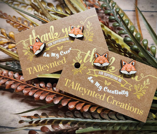 Foxy Forest Stud Earrings